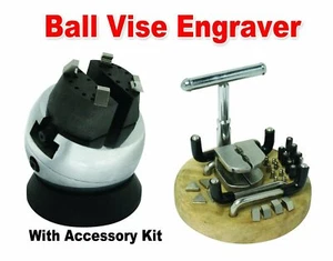 NUOVO Standard Block 5" Ball Vise strumento di impostazione per incisione con kit accessori - Foto 1 di 3