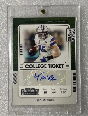 2022 Panini Draft Picks - Trey McBride Contenders College Ticket Auto 🔥🔥🔥 - Image 1 of 2