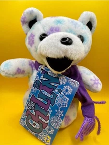 GRATEFUL DEAD Bean Bear Liquid Blue CHILLIN' 7/2/87 Silver Stadium New With TAGs - Picture 1 of 12