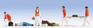 36094 Noch N Paramedics With Characters And Rescue Accessories Scale 1:160 - Picture 1 of 1