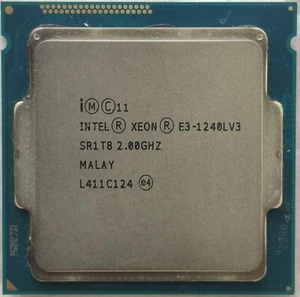Intel Xeon E3-1240L V3 2.00GHz 4-core 8-thread 25W LGA1150 CPU processor - Picture 1 of 3