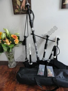 Great Highland Bagpipes By EURO ERA - Nickel Mounts (Beginner Starter Package) - Picture 1 of 7