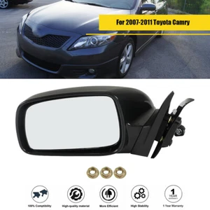 LH Driver Side Power Door Side View Mirror New For Toyota Camry 2007-2011 - Picture 1 of 12