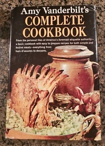 Amy Vanderbilt's Complete Cookbook Drawings By Andy Warhol 1961 Vtg HC w/ DJ  - Picture 1 of 4