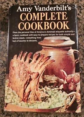 Amy Vanderbilt's Complete Cookbook Drawings By Andy Warhol 1961 Vtg HC w/ DJ  - Image 1 of 4