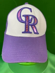 MLB Colorado Rockies New Era 9FORTY Sombrero Gorra Púrpura Para Mujer OSFA - Imagen 1 de 9