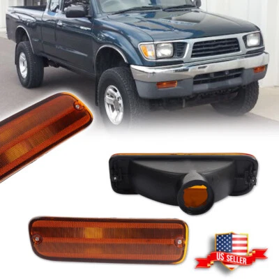 Kit de carcasas de luces de señalización para parachoques delantero derecho ámbar Toyota Tacoma 1995-2000 Foto 1 de 4