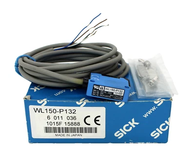 Sick WL150-P132 Photoelectric Sensor NEW - Image 1 of 4