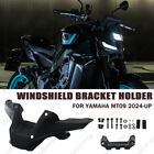 Windshield Black Bracket Device Support Bracket Kit Type For Yamaha MT09 2024-UP