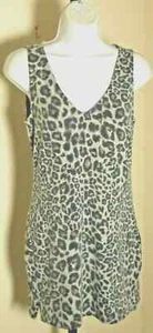 White House Black Market Animal Cozy Knit Tank Gr. L Neu ohne Etikett - Bild 1 von 4