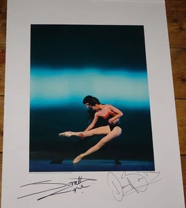 DARCEY BUSSELL JONATHAN COPE TRYST SIGNED ROYAL BALLET POSTER UACC REG DEALER - Picture 1 of 5
