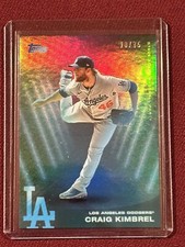 2022 Topps x Steve Aoki Baseball Party Craig Kimbrel Blue Glitter Blast #133 /75