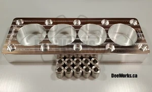 Torque Honing Plate for Mazda Miata 1.8 with Insert! 85MM Max Bore by DeeWorks - Picture 1 of 5