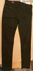 True Religion Rocco Jeans W28 Dark Wash Relaxed Skinny Zip Fly - Picture 1 of 9
