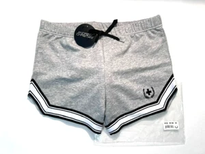 Andrew Christian Größe M Baumwoll-Poly-Mischung Fitness-/Trainingsshorts - grau/schwarz/weiß - Bild 1 von 11