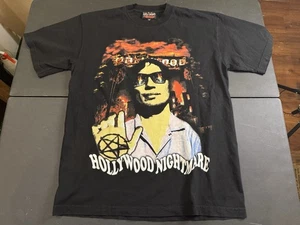 T-shirt nera superficiale Richard Ramirez Hollywood Nightmare taglia media - Foto 1 di 3
