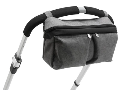 ⭐️ Bugaboo Donkey Fox Bee ORGANISER Grey Melange Stroller Handle Compact Bag NEW - Image 1 of 4