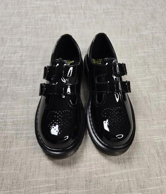 Dr Martens Mary Jane Shoes US size 3 Black Lamper Patent Leather Junior 8065 - Image 1 of 4
