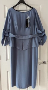 Rosa Clara Couture Club 8G106 Blue Dress UK18 Mother Of The Bride Wedding BX1 - Picture 1 of 4