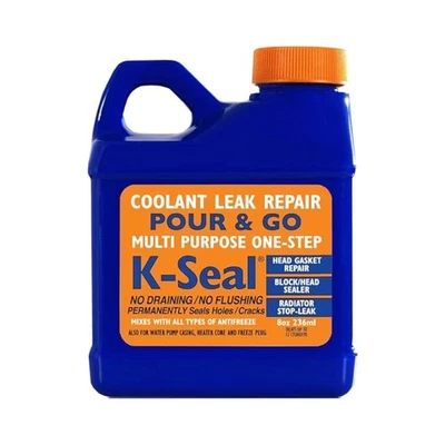 Permanent Coolant Leak Repair, 8oz, Pour and Go,Mixes with All Antifreeze,ST5501 - Image 1 of 4