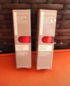 2 - Revlon Illuminance STRIKING ROSE Gel Serum Blush Superfood Complex Glycerin - Picture 1 of 2