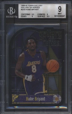 Topps Gallery of Heroes 1999 Kobe Bryant #GH3 BGS 9 Foto 1 de 2