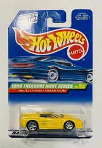 Hot Wheels 1999 Treasure Hunt Limited Edition Ferrari F512M W/Protector - Picture 1 of 6