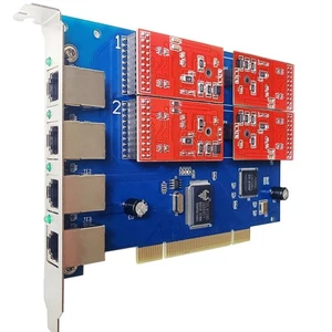 TDM410P PCI FXS FXO Card Dahdi Cards Asterisk card,Issabel,Freepbx PBX TDM 400P - Picture 1 of 8
