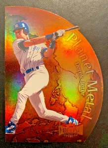 1999 Skybox Metal Universe Planet Metal DEREK JETER #6  NEW YORK YANKEES - Picture 1 of 2