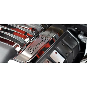 Fuel Rail Covers Black CF Super Sport Inlay for 2010-2015 Camaro SS w/OE Shroud - Picture 1 of 4