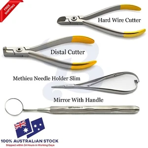 Dental TC Pliers Distal End & Hardwire Pin Cutter Needle Holder Instruments New - Bild 1 von 1