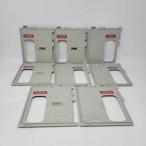 GI Joe Vintage Hasbro 1986 Cobra Terror Drome Parts Bulkhead Doors Set of 8 Cover