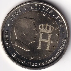 2 Euro Gedenkmünze Luxemburg - 2004 - "Die großherzogliche Dynastie" - Bild 1 von 2