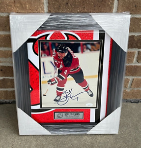 Scott Stevens Signed New Jersey Devils Framed 8x10 Photo JSA COA