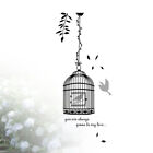  Bird Cage Wall Sticker Vinyl Removable Art Wall Decals For Living Room Tv Sofa