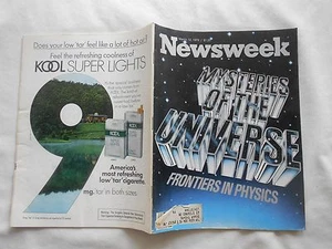 NEWSWEEK MAGAZINE--MARCH 12,1979-MYSTERIES OF THE UNIVERSE-FRONTIERS IN PHYSICS - Picture 1 of 1
