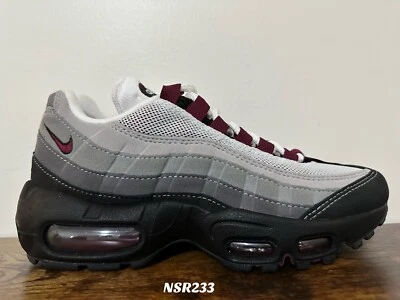 NIKE AIR MAX 95 DARK BEETROOT PEARL GREY DQ9001-001 SIZE 3.5 WMNS 5 NEW - Image 1 of 4
