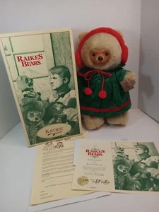 Oso de peluche Robert Raikes Kathie Wood Face 16" aplausos numerado y firmado 1992 - Imagen 1 de 18