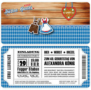 Einladung Oktoberfest Gunstig Kaufen Ebay