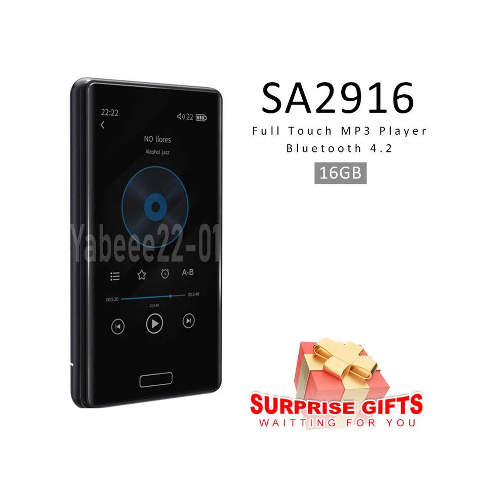 Philips SA2916 HIFI MP4 Player IPS Full Touchscreen Bluetooth4.2 Media Player - Image 1 of 4
