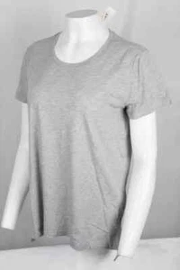 Ariat Women's T Shirt Organic Cotton Crew Short Sleeve Size Medium Heather Grey - Picture 1 of 5