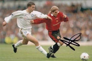 KAREL POBORSKY HANDSIGNIERT 6X4 FOTO MANCHESTER UNITED AUTOGRAMM 3 - Bild 1 von 1
