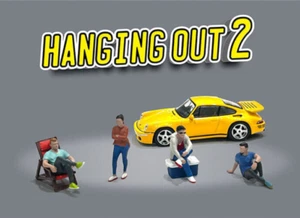 American Diorama 1/64 HANGING OUT 2 Die Cast FIGURES - Picture 1 of 2