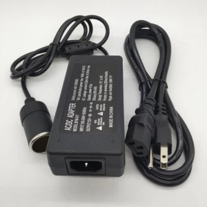 Home AC Power to DC 12V/8A 96W Adapter Converter Cigarette Lighter Socket Plug - Picture 1 of 17
