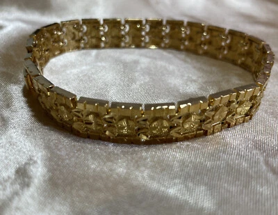  Joyería OPK Lujo Chapado en Oro Pulseras Para Hombre Eslabón de Cadena Brazalete Brazalete de Oro Foto 1 de 3