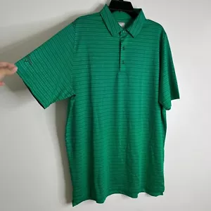 Polo da golf Callaway Opti Dri taglia L verde leggera morbida elastica colletto - Foto 1 di 8