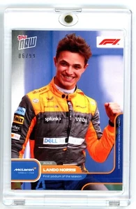 2022 TOPPS NOW Formula 1 F1 Lando Norris #15 BLUE 06/99 McLaren Racing! - Picture 1 of 2