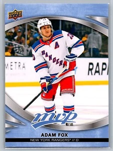 Adam Fox 2023-24 Upper Deck MVP HOCKEY #34 New York Rangers - Picture 1 of 2