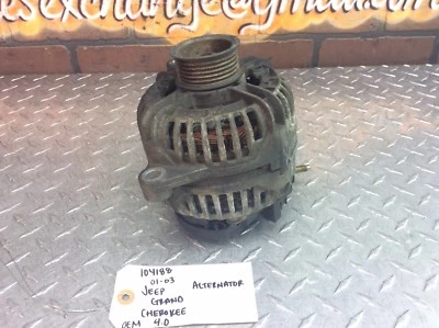 2001 01 2002 02 2003 03 2004 04 Jeep Grand Cherokee 4,0 L alternador OEM A23 Foto 1 de 4