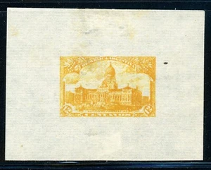 ARGENTINA PROOF Selections: Scott #167 12c Orange Yellow LAID CENTENARIO $$$ - Picture 1 of 1